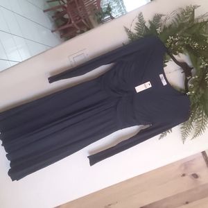 Long sleeve cotton dress by Anthropologie